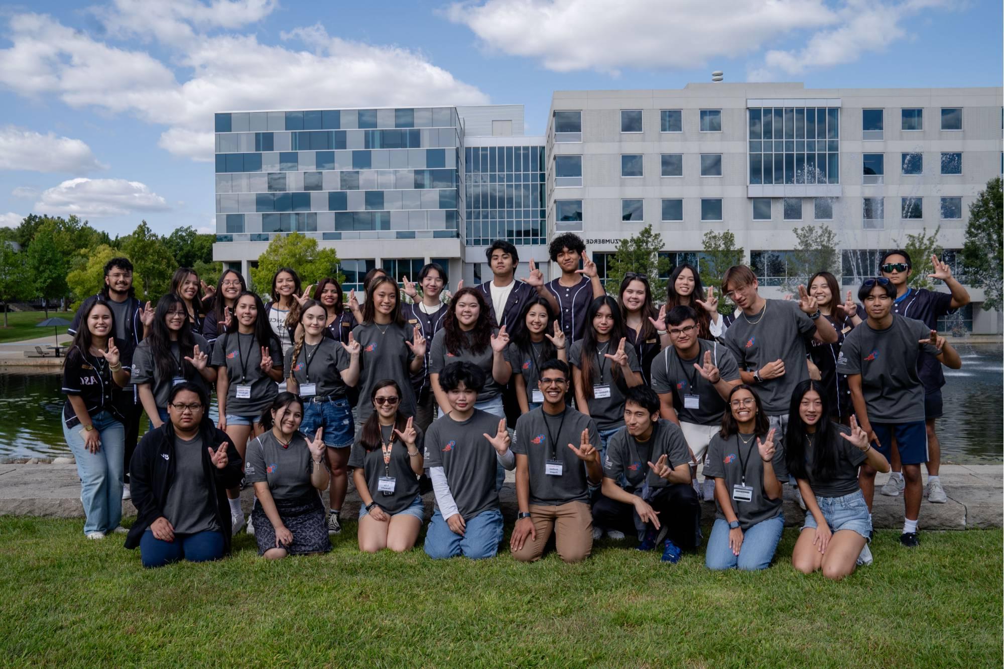 Asian student group shot from 2024